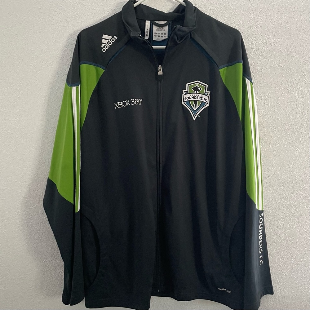 EUC Men’s Adidas XBOX 360 Seattle Sounders Full Zip Track Jacket